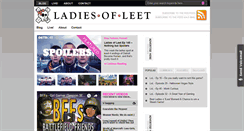 Desktop Screenshot of ladiesofleet.com