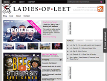 Tablet Screenshot of ladiesofleet.com